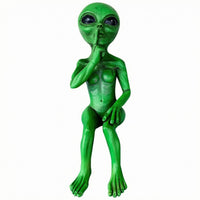 Resin Alien Statue Decorative House Decoration Collectible
