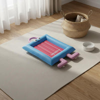 Pet Cooling Mat Waterproof Dog Summer Bed Raised Pillow Border for Dogs, Cats