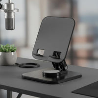Adjustable Stand Rotatable Foldable Desktop Stand Universal Foldable Phone Holder for Live Streamers, Office