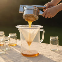 Manual Honey Presser Easy to Use Stainless Steel Honeycomb Press for Beekeepers