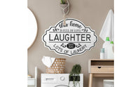 Wall Sign with Words Decorative Hanging Plaque Easy to Hang for Bathroom