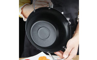 Japanese Crispy Frying Pot Fryer Induction Compatible Small Household Deep Fryer Stainless Steel Frying Pot Pouring Spouts