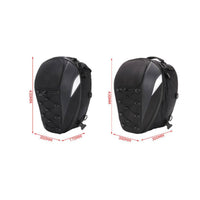 Expandable Motorcycle Tail Bag Hard Shell Motorcycle Rear Seat Bag Large Capacity Backpack Multifunctional for Commuters, Outdoor Riding, Daily Commuting