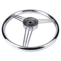 Stainless Steel Steering Wheel for Speedboat Fishing Boat, Marine Hydraulic Steering System Hardware