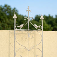 Iron Garden Trellis for Climbing Plants, 171-200cm Metal Plant Support for Outdoor Potted Plants, Staked Modular Trellis Panels