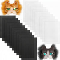 20 Pieces PVC Mesh Sheet Thin Perforated Plastic Sheet Long-Lasting