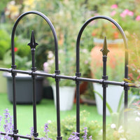 Climbing Plant Trellis Rustic Design Ornamental Yard Fence Powder Coated