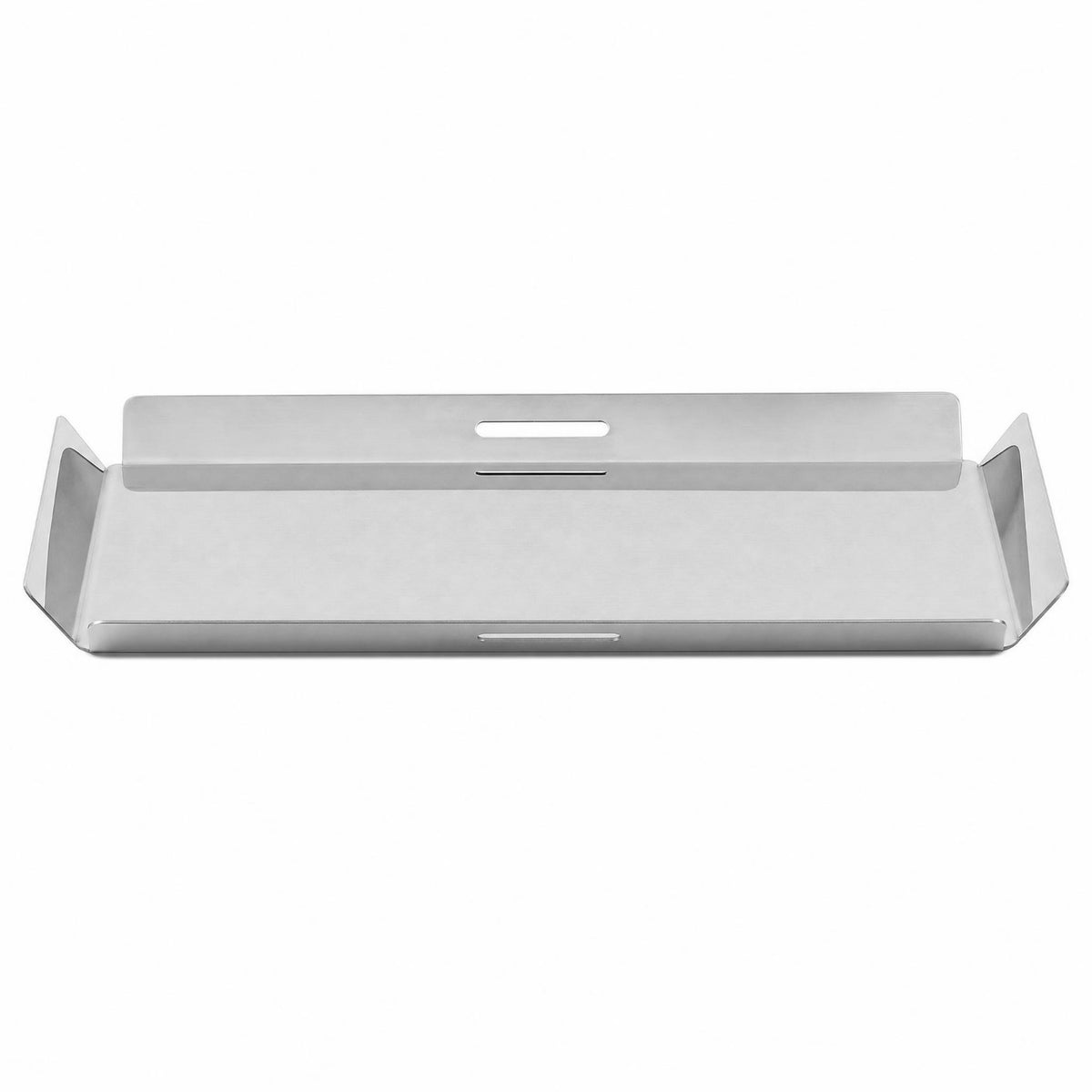 Silver Serving Tray with Handles Polished Mirrored Serving Tray Lightweight