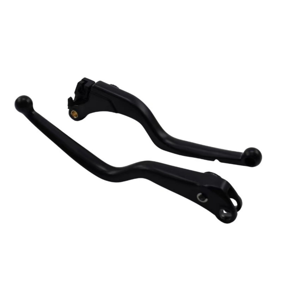 2 Pieces Brake and Clutch Lever Set Specific Fit Motorcycle Levers with Installation Components to Install Hand Control Levers for Garage Rebuild