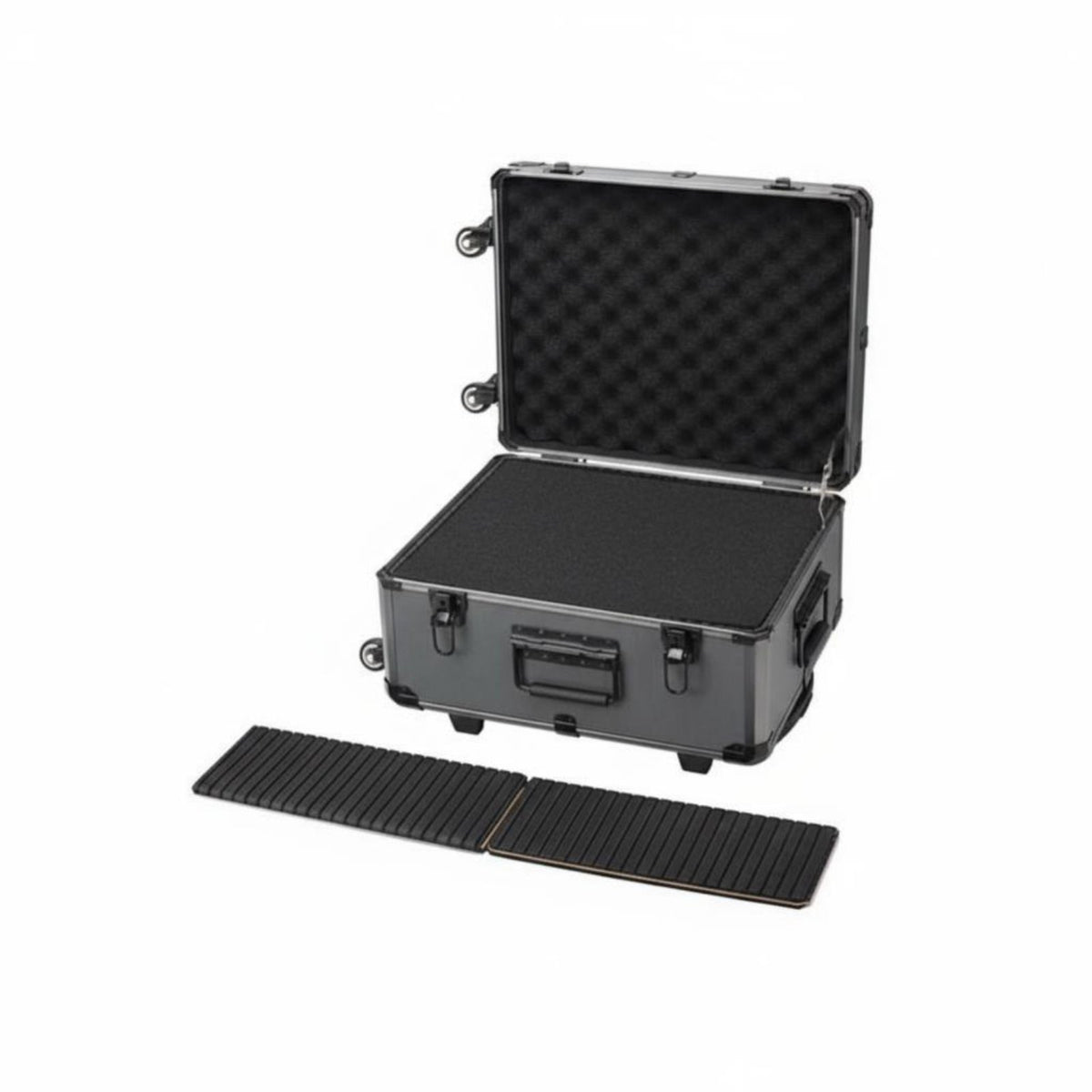 Rolling Tool Chest Wheeled for Portability Equipment Case Heavy-Duty Latches