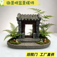 Resin Zen Garden House Ornament for Aquarium and Terrarium