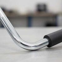 Chassis Play Tool Anti-Slip Handle Wheel Axle Assessment Lever Angled Metal Shaft Control Arm Separator Tool for Mechanics, Workshop