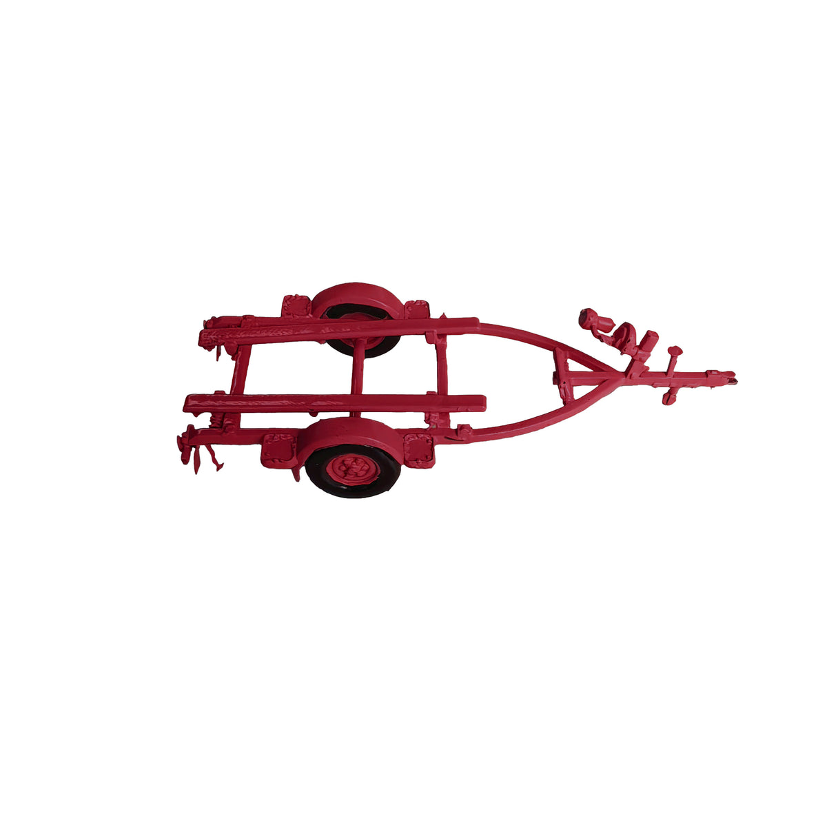 Red / Motorboat Trailer