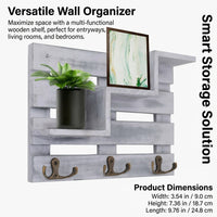 Bedroom Corner Shelf Wall Mounted for Homeowners, Solid Wood Display and Unit for Living Room, Space-Saving