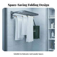 Foldable Wall Hanger Drillno-drill Installation for Closet, Apartment Dwellers