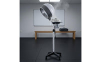 Vertical Hair Steamer Machine Wheeled Vertical Hair Steamer Timer Switch for Salon
