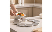 Rotating Dining Tray Round Turntable Easy-to-Use for Families