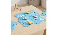 ABS Material Electric Car Track Playset Polished Edges Educational Toy for Boys, Toddlers
