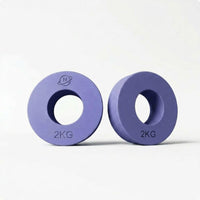 Compact Barbell Plates with 2-Inch Hole Slimline Standard Weight Plates Long-Wearing Weights Long-Lasting for Weightlifters