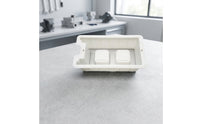 Plastic Manhole Block Mold Rectangular Chamber Block Mold Open-Top Rigid for Contractors, Masons, Construction Site, Workshop