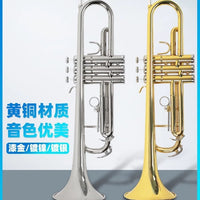 JINBAO津宝小号乐器降B调专业JBTR- 300黄铜管演奏学校乐团小号