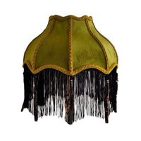 European Fabric Lampshade with Tassel for Table Lamp