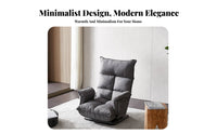 Adjustable floor Seat Light Luxury Aesthetic Adjustable spinerest padding Seat Space-Saving Sturdy Frame for Adults, Living Room