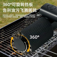 跨境新款电动烧烤刷清洁刷360度可旋转无死角清洁烧烤工具批发