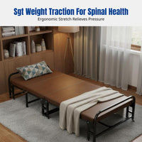 Folding Bed, Office Nap Cot, Portable Recliner for Home or Hospital