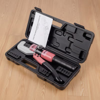 Hydraulic Crimping Tool Hand-Operated Hydraulic Crimping Tool Manual with Carrying Case for Workshop