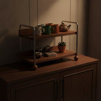 Desktop Storage Rack Compact Cup Display Rack Space-Saving for Desk