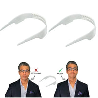 2PCS Adjustable Size Slick Collar Embedded Collar Stays for Shirts Unisex
