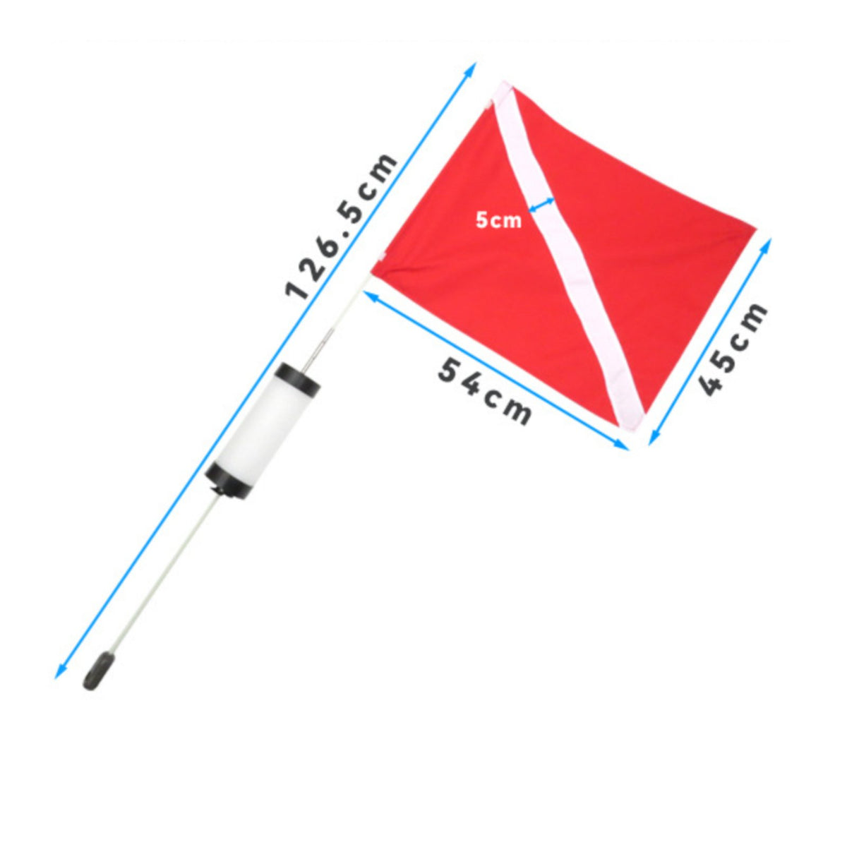 Diver down Flag Buoy Weighted Base Diver down Flag Buoyant for Lake, Divers
