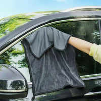 High-performance Car Drying Towel with Microfibre Towel Construction, No Shed Car Drying Towel, Gray Multipurpose Detailing and Cleaning Cloth