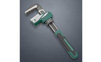 Pipe Wrench Serrated F-Wrench TPR-Coated for Workshop, Plumbers