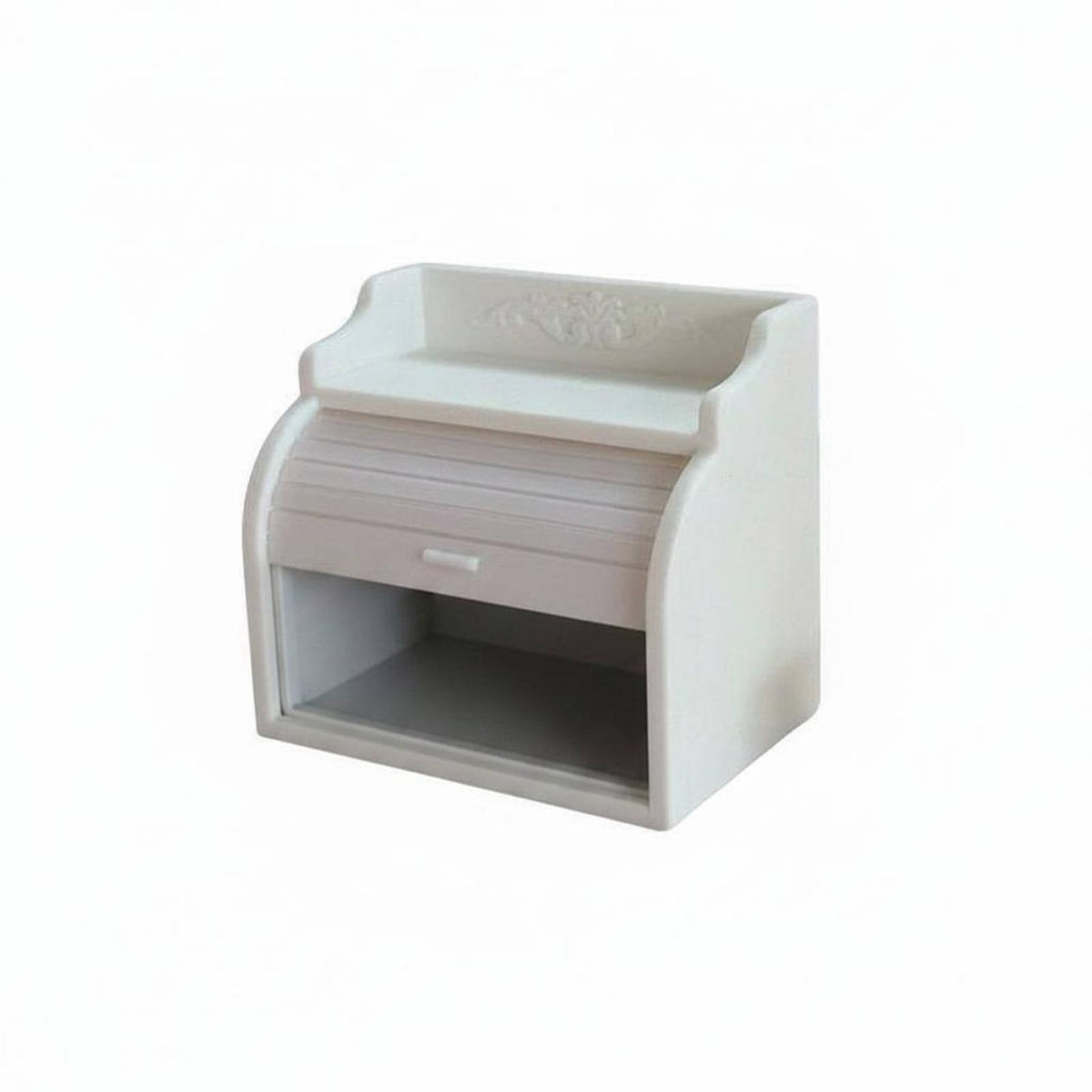 Realistic Design 1:12 Scale Bread Cabinet Miniature Bread Box for Collectors, Kids, Miniature Scene