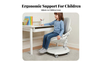 Ergonomic Design Adjustable kids' Desk and Chair Set Safety Rounded Corners Adjustable Desk and Chair Set Tilting Desktop children's Furniture long-lasting Construction for Students, Parents, Study Room, Home, Bedroom, Playroom