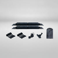 2 Pieces Non-Slip Roof Rack Pads Padded Soft Roof Rack with Straps Easy to Install Universal for Travelers, Outdoor Enthusiasts, Road Trips