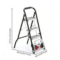 Ladder Cart Multi-Function Trolley Foldable for Closet