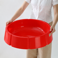 Chicken Feeding Trough, Large Plastic Round Feeder, Chick Feeder, Poultry Feeding Tool
