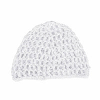 Breathable Hollow out Knit Cap Stretchy Fit Hollow out Skull Cap Lightweight Mesh Skullcap Design for Women, Men, Casual Wear, Sleeping, Food Service
