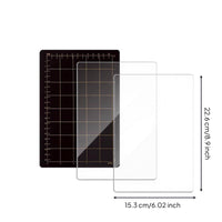 3 Pieces Die Mat with Guide Lines Machine Compatible Craft Accessory