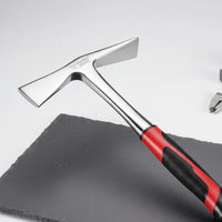 Single-Piece Steel Pickaxe Multi-Functional Gardening Hoe Pick Non-Slip Grip
