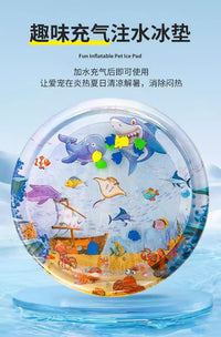 宠物冰垫狗狗夏季降暑充气水床猫咪窝狗窝大尺寸夏日降温注水凉窝