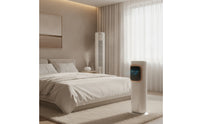 Floor-Standing Vertical Air Cooler with Handheld Controller Slim Air Cooler with Handheld Controller Control Portable Vertical Cooling Fan Humidifying for Families, Living Room, Bedroom, Home Office