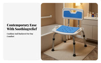Shower Stool with Backrest