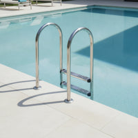 Bolt-on Above-Ground Pool Ladder Stable Ladder with Textured Steps Long-Lasting Safe for Swim Clubs