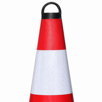 Red and White Color Cone, Triangle Cone, Construction Site, Parking Lot, Traffic Item 1 Piece
