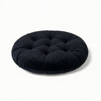Tufted Seat Cushion Wipe-Clean Round Floor Pillow Thick for Camping