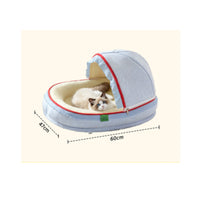 Semi Enclosed Cat Bed All Season Semi Enclosed Pet Bed Snug Nest Style Cat Nest for Indoor